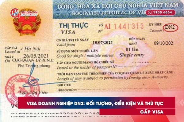 Visa doanh nghiệp DN2: Đối tượng, điều kiện và thủ tục cấp visa